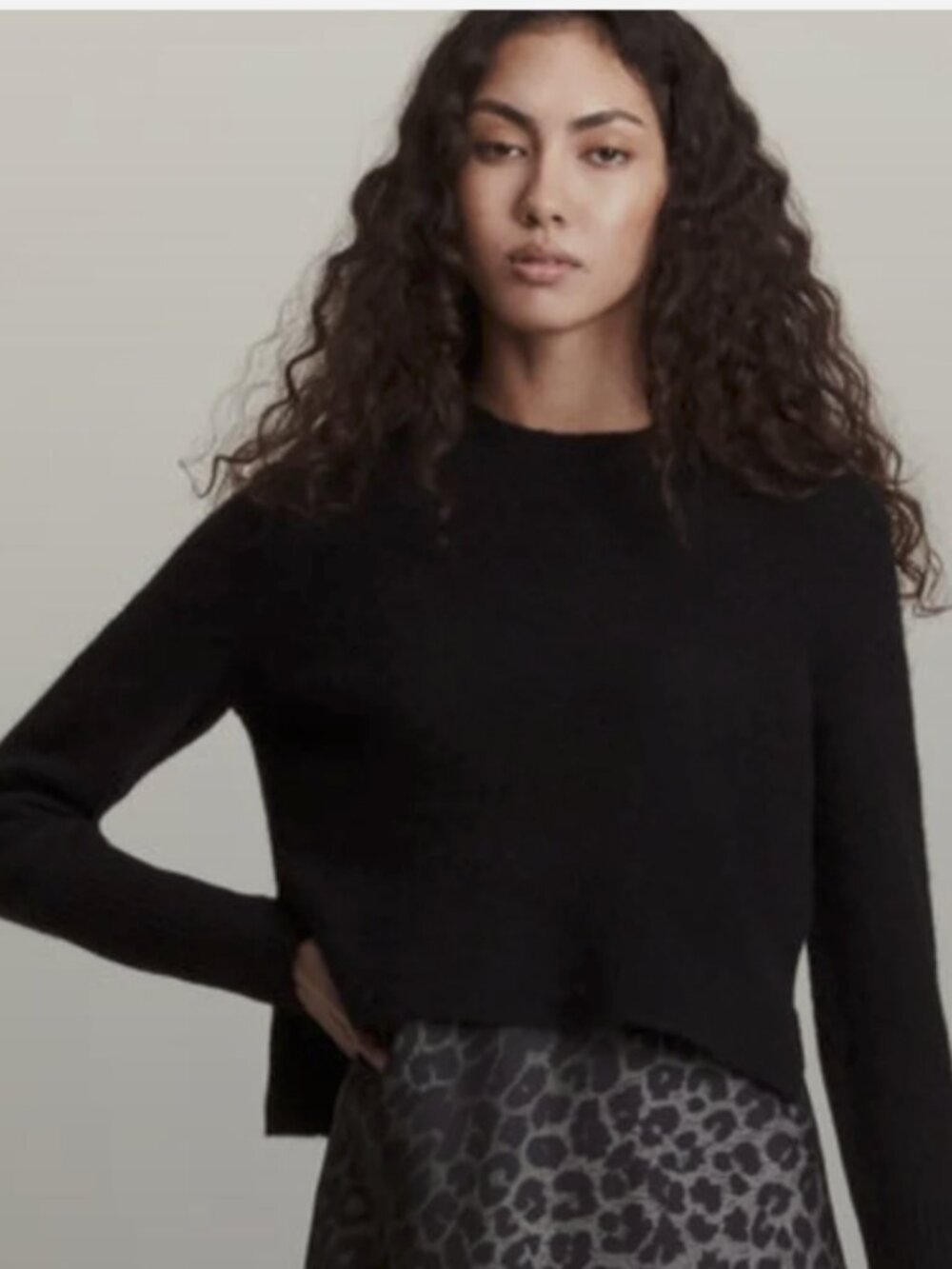 All Saints Wick Crew Neck Wool Sweater XS